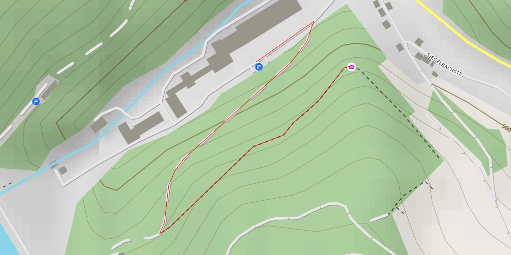 Map of the trail for AI - Luisenthal