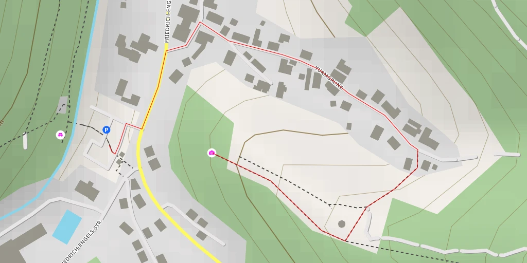 Map of the trail for AI - Luisenthal