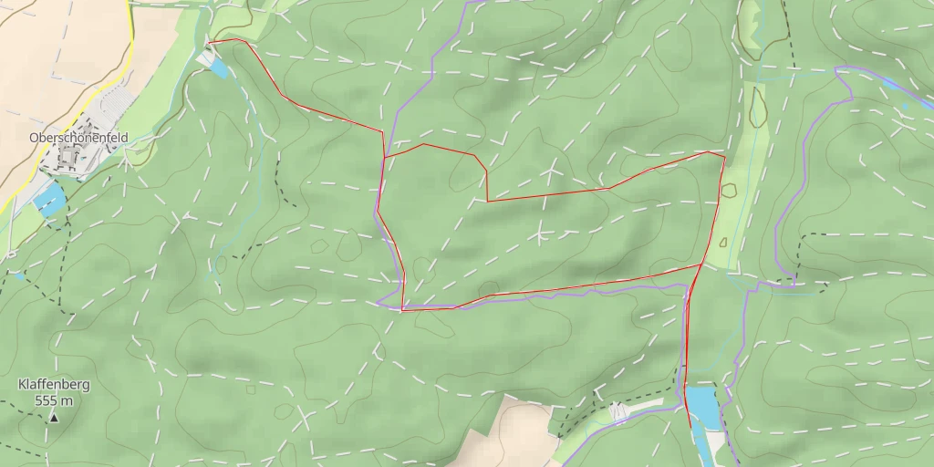 Map of the trail for Engelshof