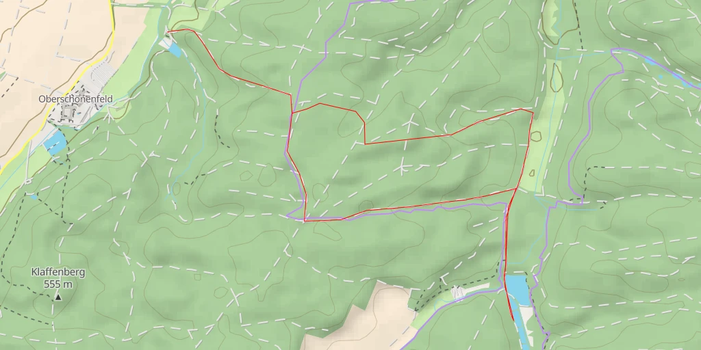 Map of the trail for Engelshof