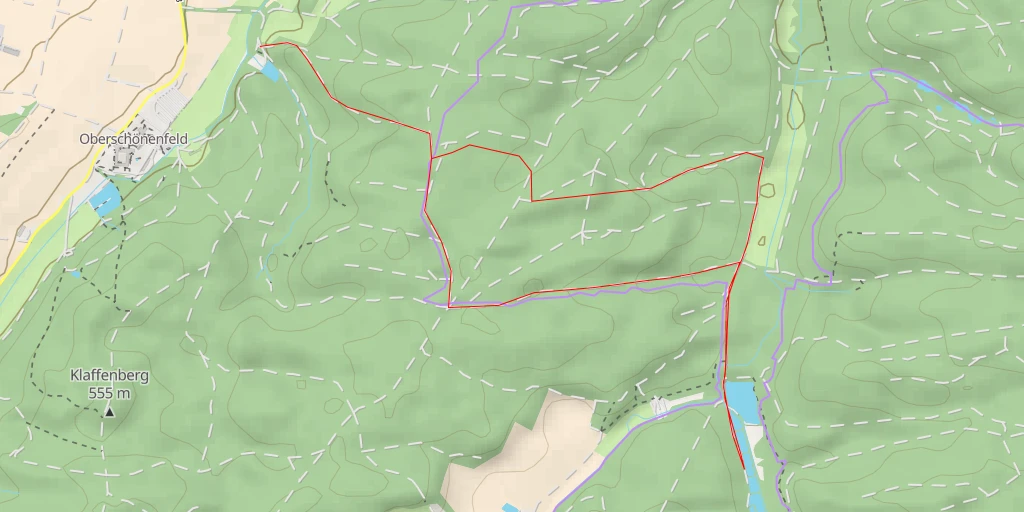 Map of the trail for Engelshof