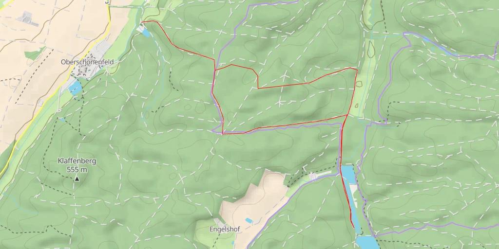 Map of the trail for Engelshof