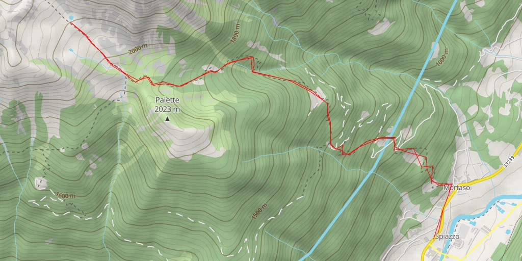 Carte de l'itinéraire :  Malga Stablei