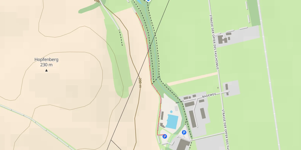 Map of the trail for Naturlehrpfad - Naturlehrpfad