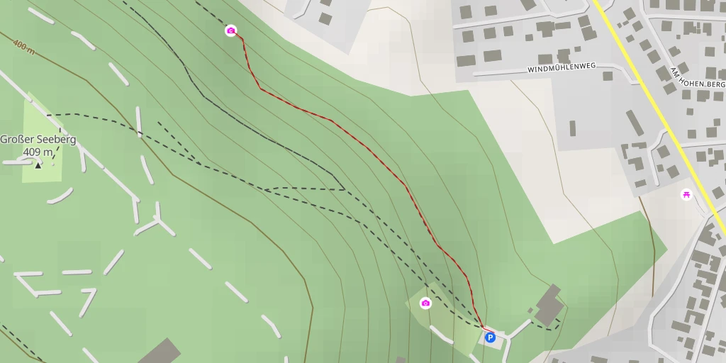 Map of the trail for AI - Unter dem Molkenborn