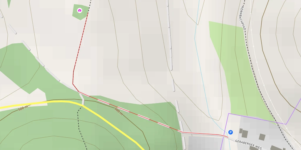 Map of the trail for AI - Pavilion Klimaweg