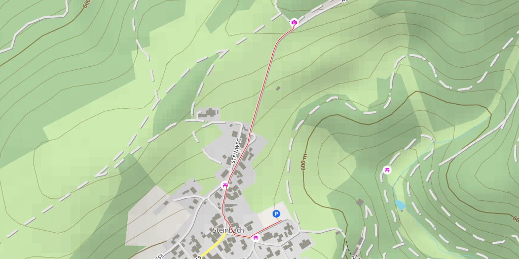 Map of the trail for AI - Frankenblick