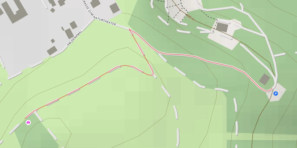 Map of the trail for AI - Südthüringens schönste Aussichten - Steinbach