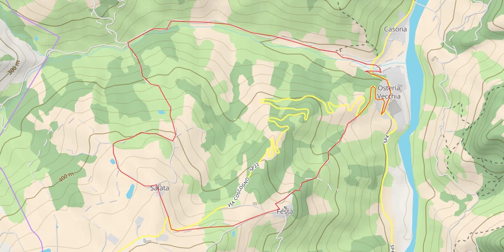 Map of the trail for 