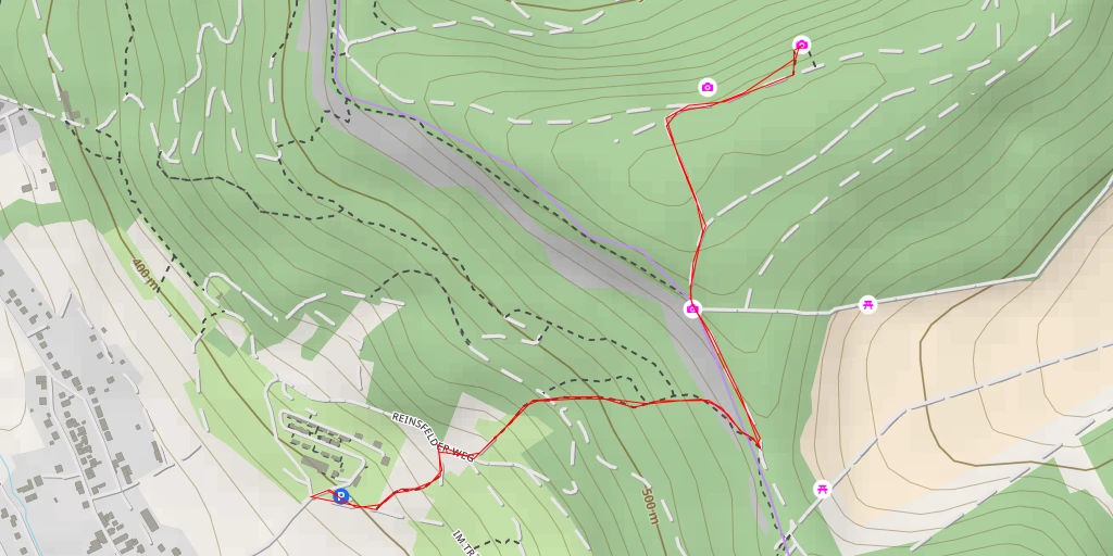 Map of the trail for AI - Ilmsenberg