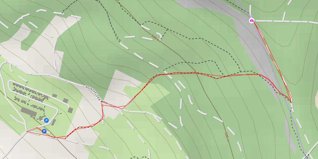 Map of the trail for AI - Oberer Tränkgarten - Plaue