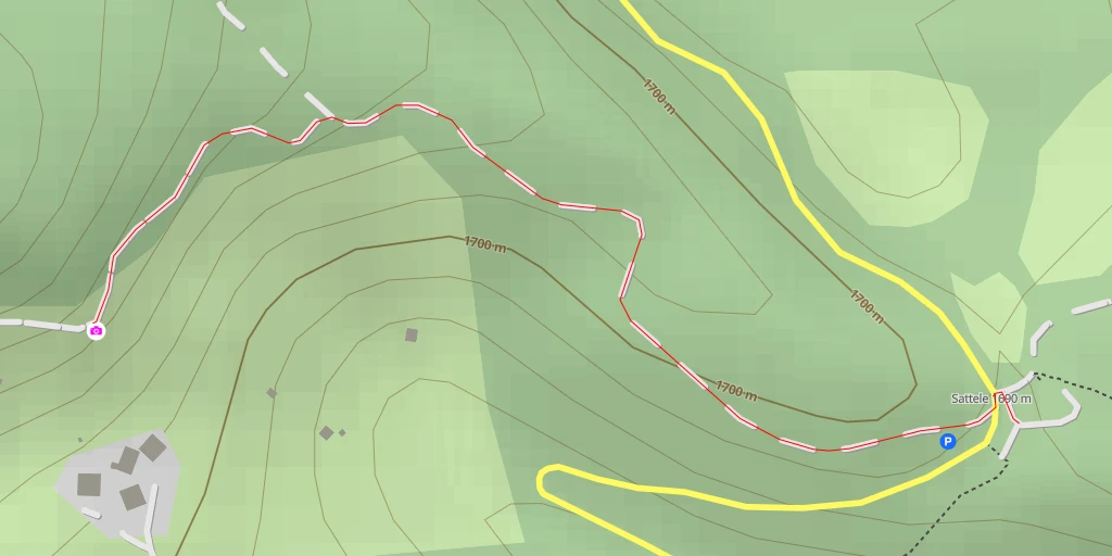 Map of the trail for Trinkwasserversorgung Obergut - Haiming