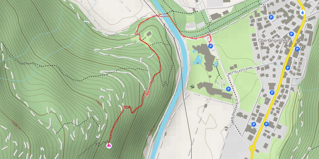 Map of the trail for Teufelskanzel