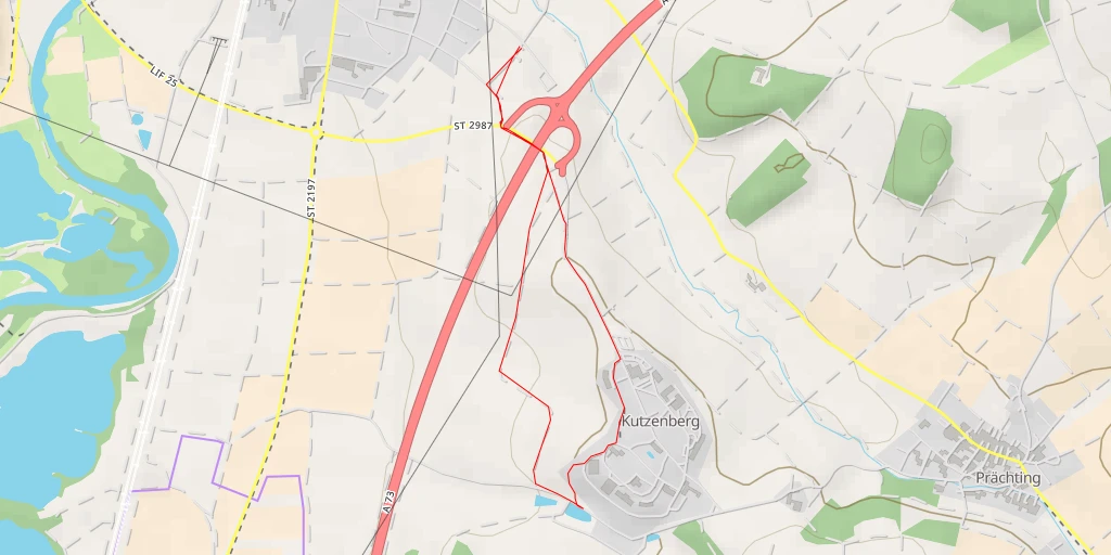 Map of the trail for Bezirksklinikum Obermain - Hanstraße