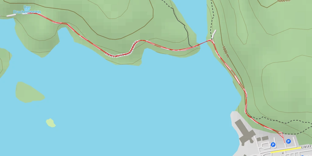 Map of the trail for Das Drachenseelein