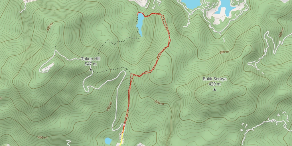 Carte de l'itinéraire :  Bukit Mertajam