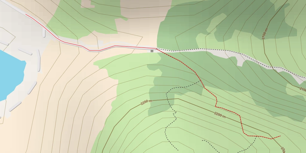 Map of the trail for Jalan Rake Panangkaran