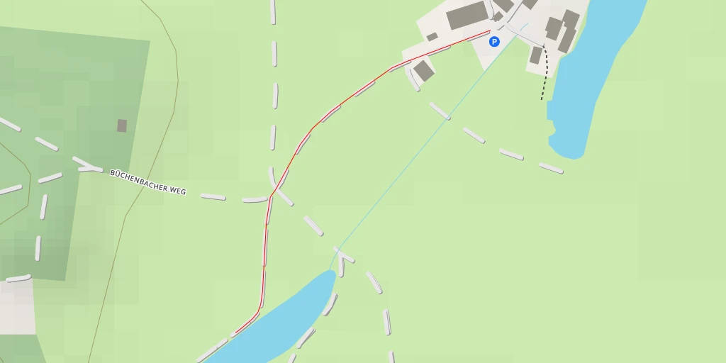 Map of the trail for Büchenbacher Weg - Büchenbacher Weg