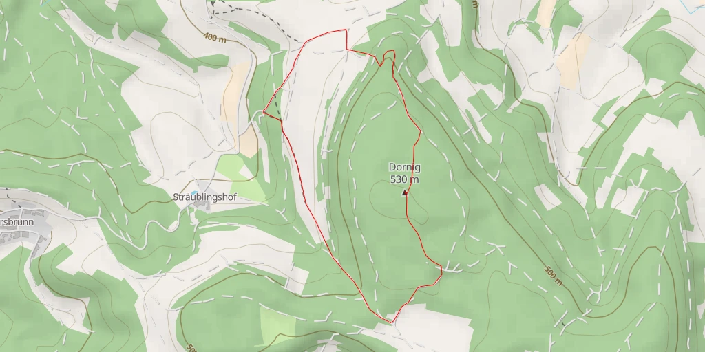 Map of the trail for Dornig