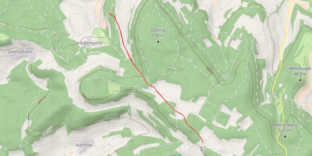 Map of the trail for Küpser Linde