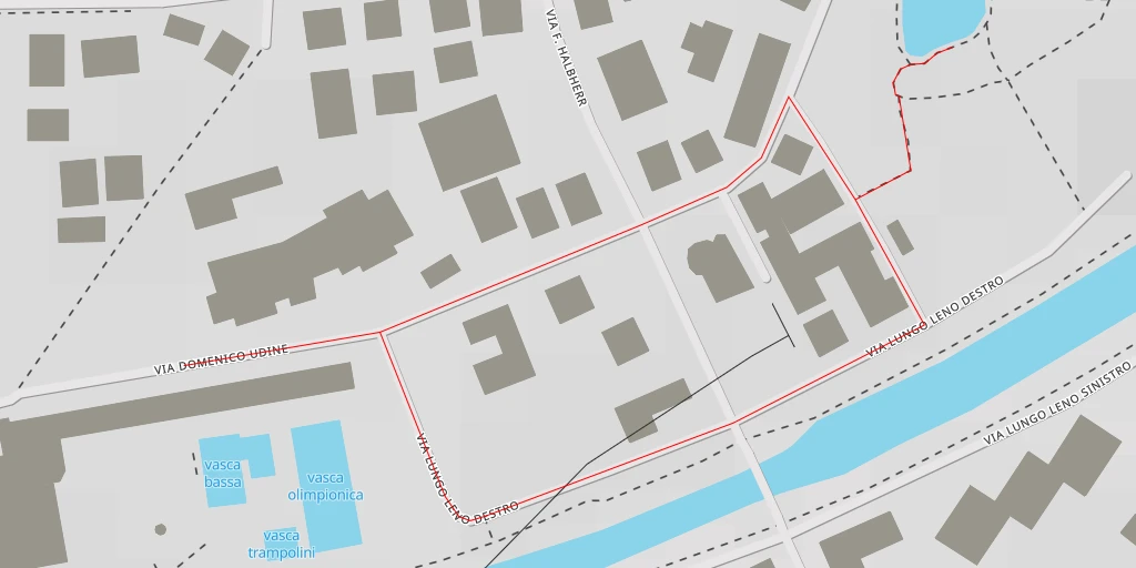 Map of the trail for Via Francesco Fogolari