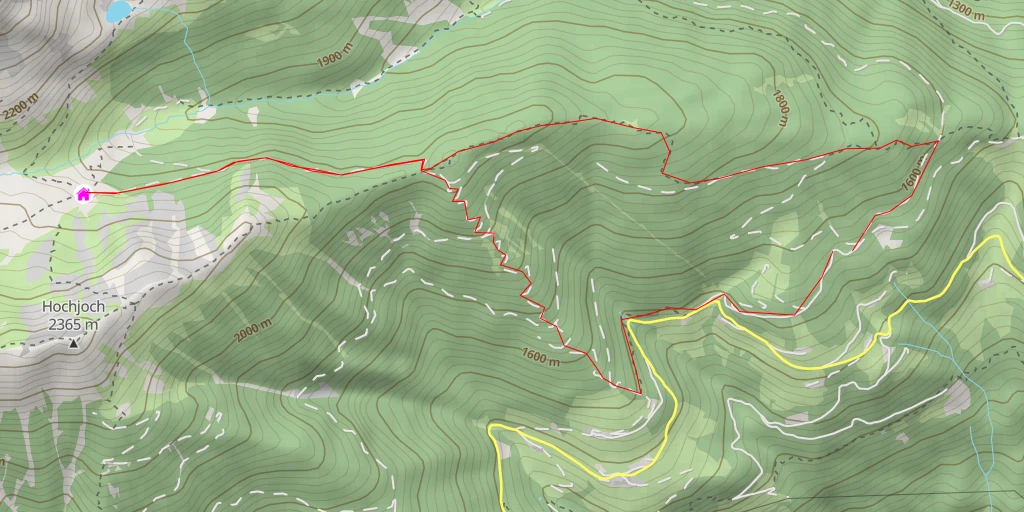 Carte de l'itinéraire :  Innere Falkomai Alm - Malga Falcomai di Dentro