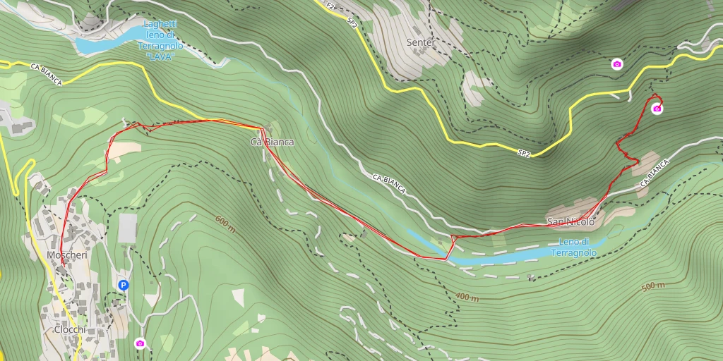 Carte de l'itinéraire :  SP2