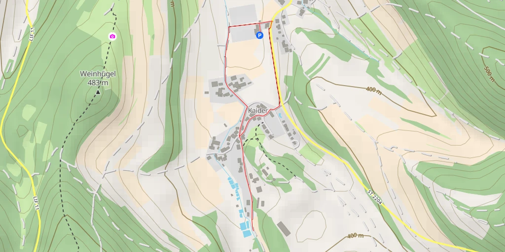 Map of the trail for Albert-Neupert-Straße