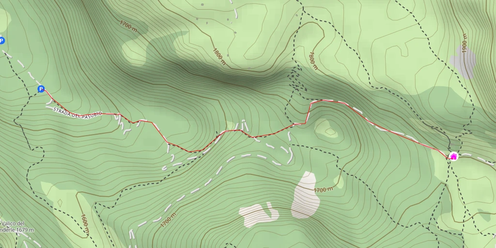 Map of the trail for Rifugio Alpe Pozza - Vincenzo Lancia