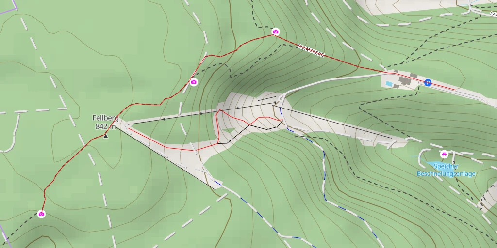 Map of the trail for AI - Fellberg