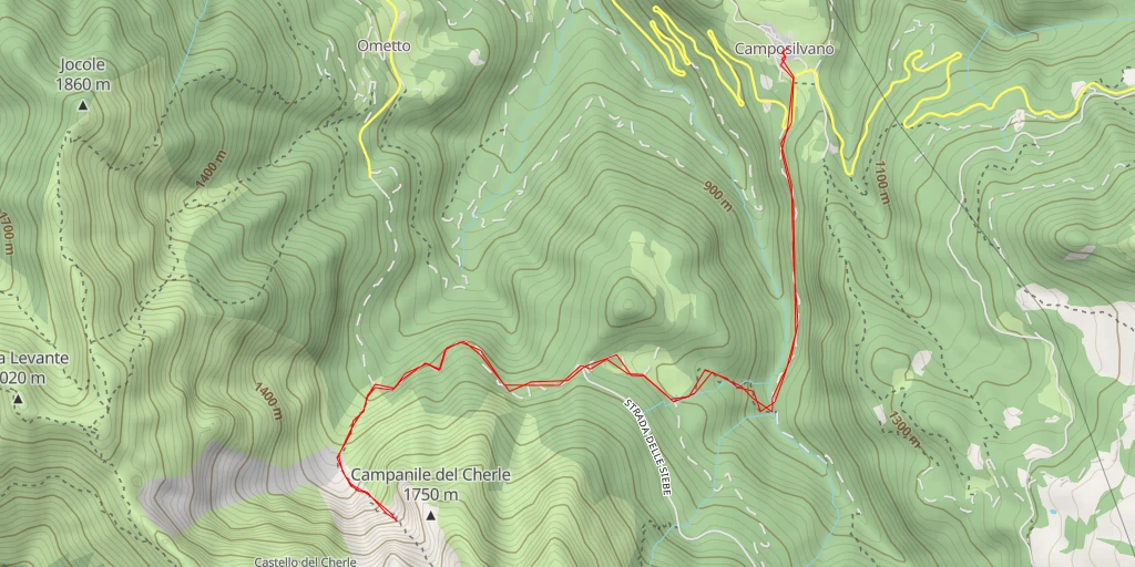 Carte de l'itinéraire :  Vi Piace il Posto?