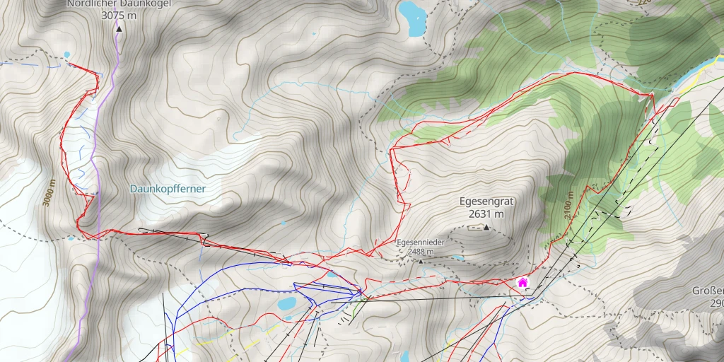 Map of the trail for 6444