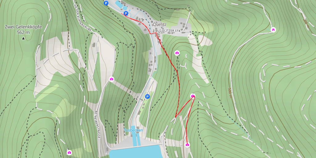Map of the trail for AI - Bielstein