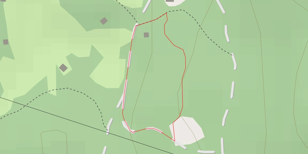 Carte de l'itinéraire :  Strada Provinciale 96 del Lago Santo