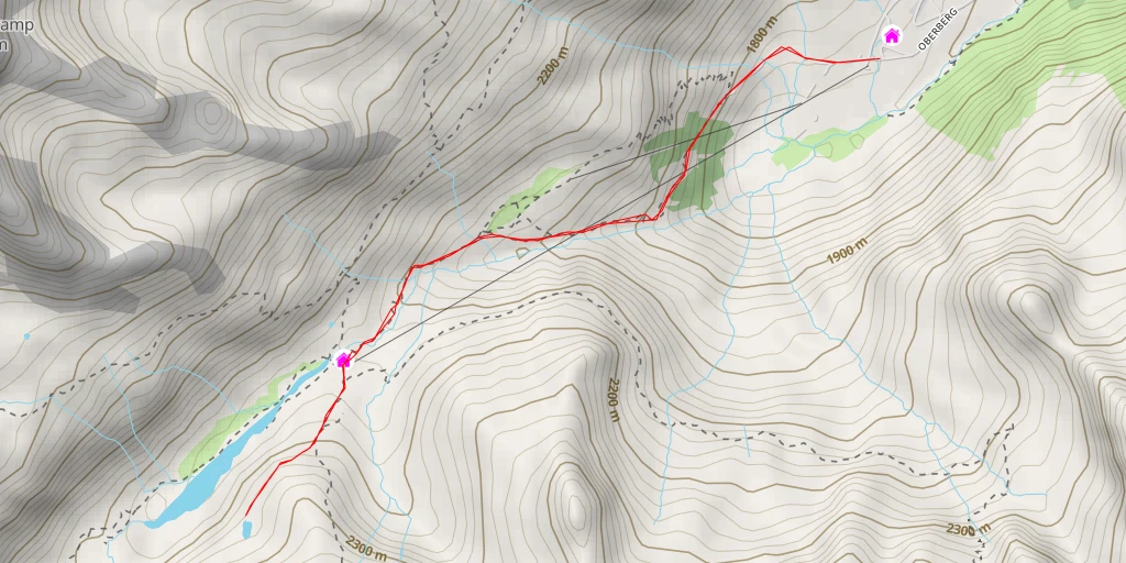 Map of the trail for Unterer Sommerwandsee