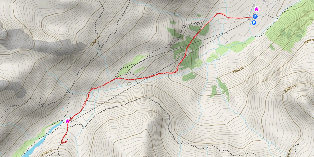 Carte de l'itinéraire :  Dr.-F.-Hörtnagl-Weg - Dr.-F.-Hörtnagl-Weg