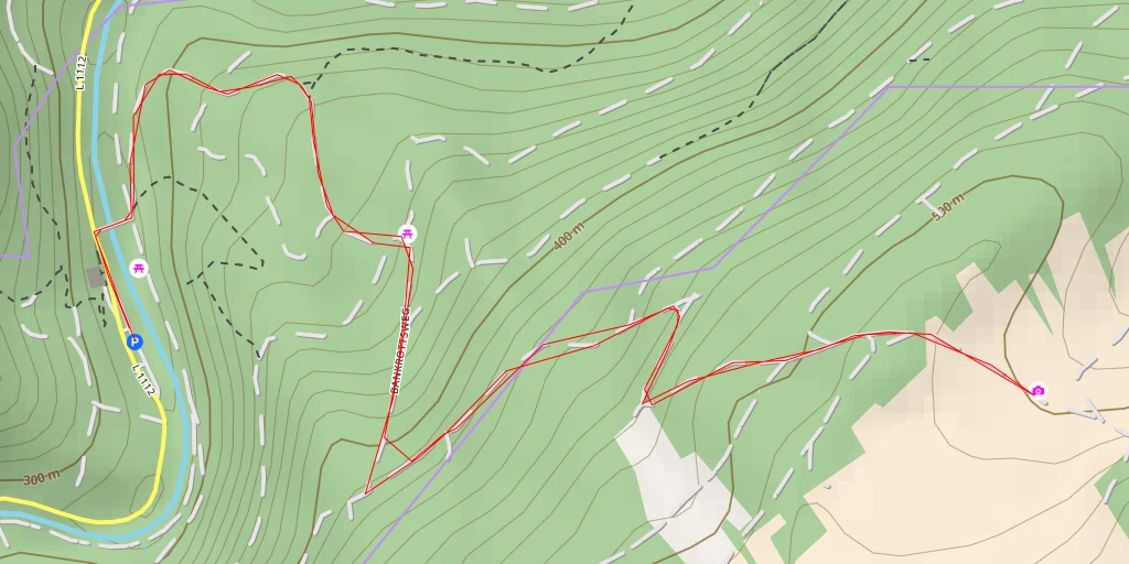Map of the trail for AI - Völkersdorf - Saalfeld/Saale