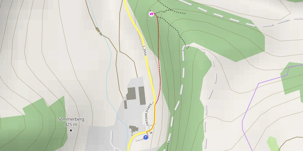 Map of the trail for AI - Felsenburg