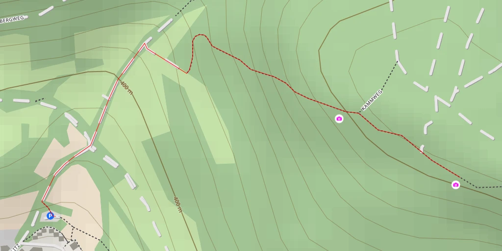 Map of the trail for AI - Blick auf Bad Blankenburg / Burg Greifenstein