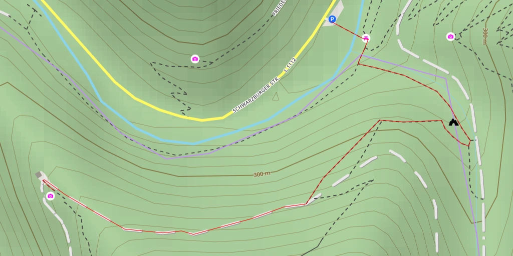 Map of the trail for AI - Eberstein
