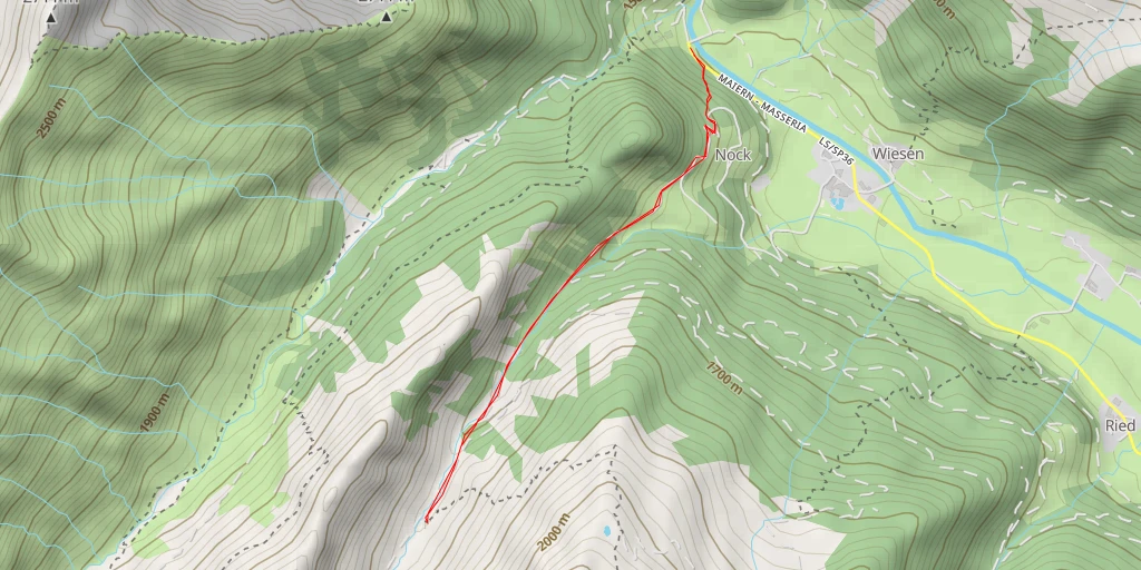 Map of the trail for Martalm