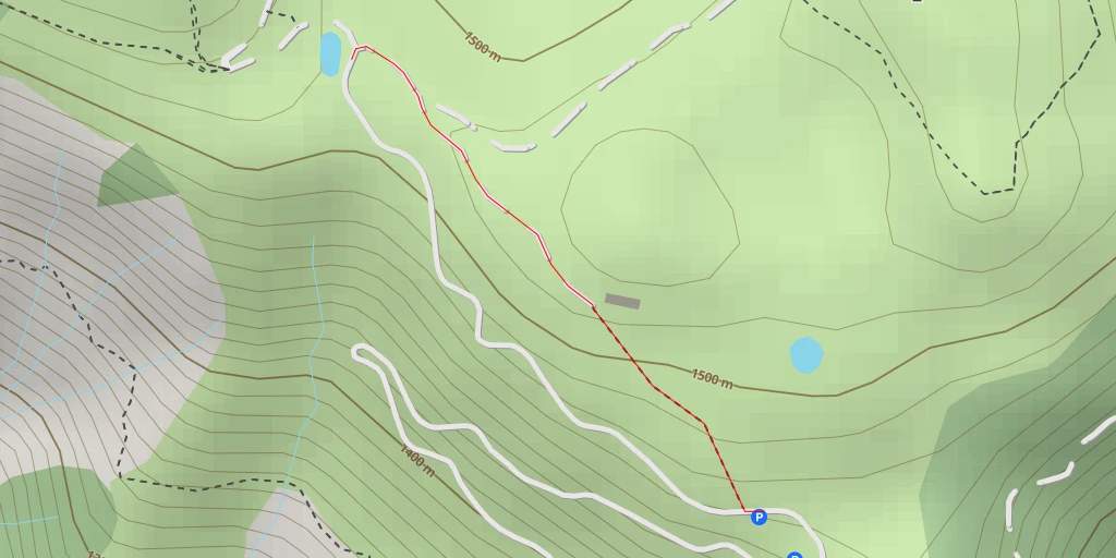 Map of the trail for Pozza Lunga