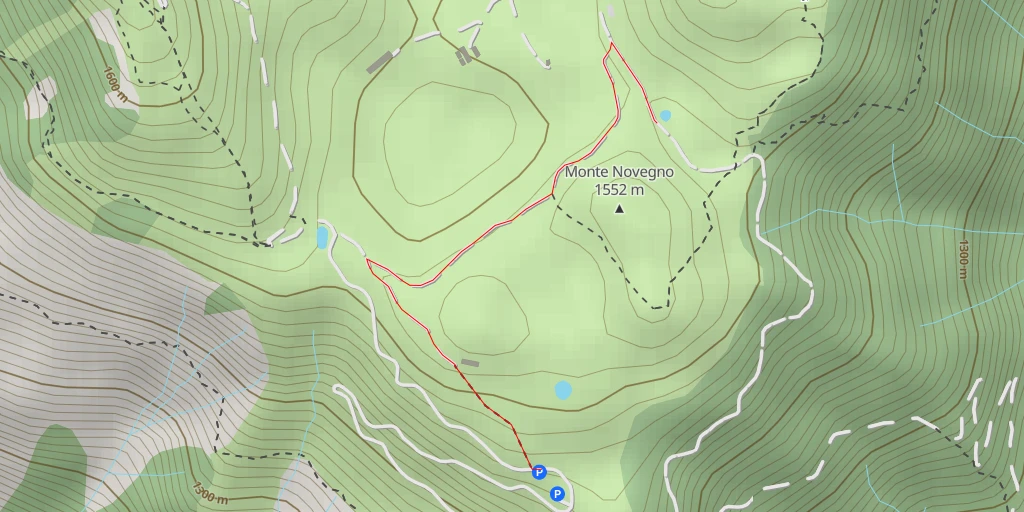 Map of the trail for Tornante n° 9 della Peociosa