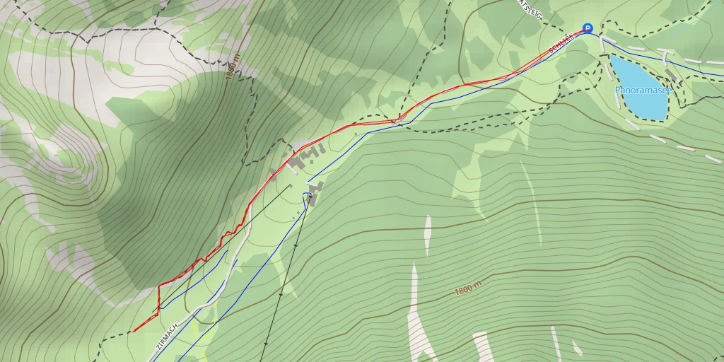 Map of the trail for Natur-Lehrweg - Natur-Lehrweg