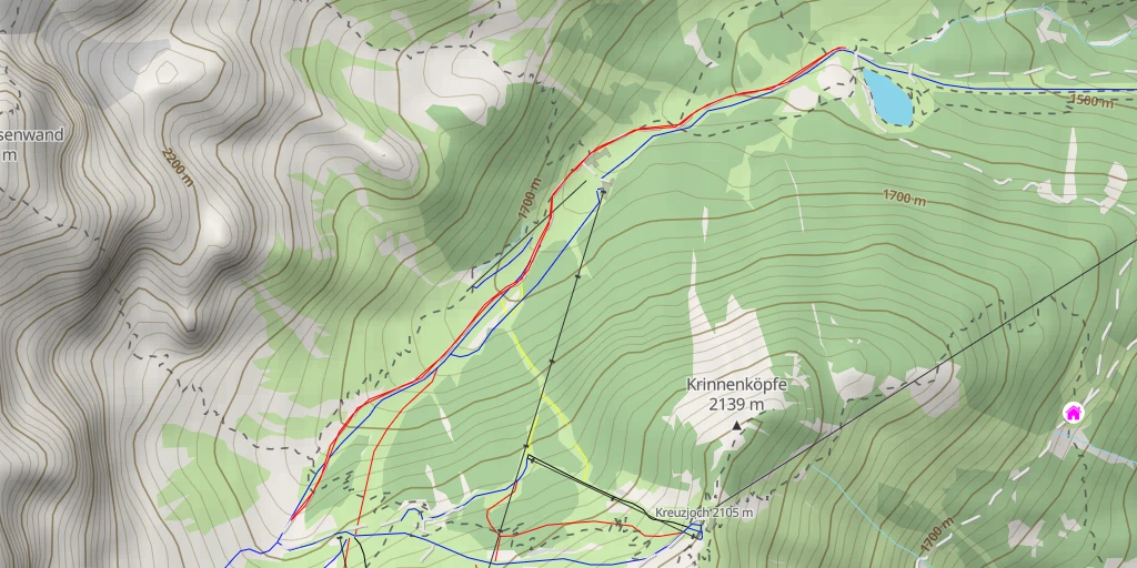 Map of the trail for Zirmach - Zirmach