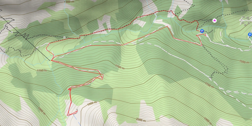 Carte de l'itinéraire :  Grubenalm