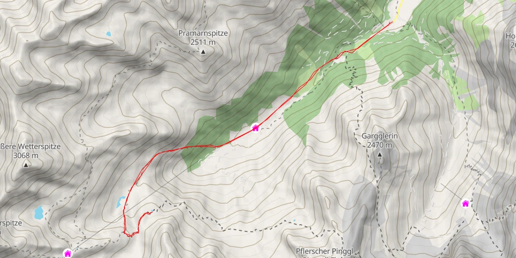 Map of the trail for Jubiläumsweg - Jubiläumsweg