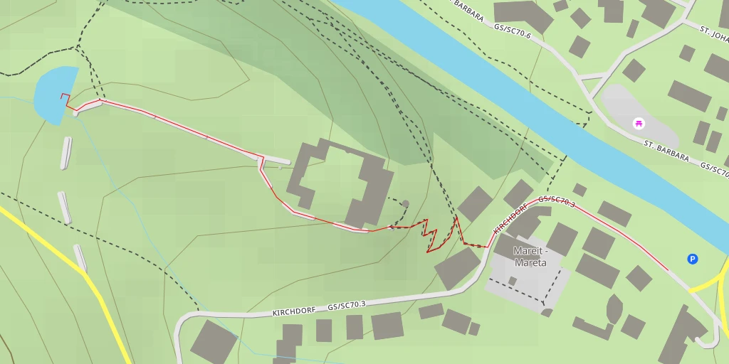 Map of the trail for Durach