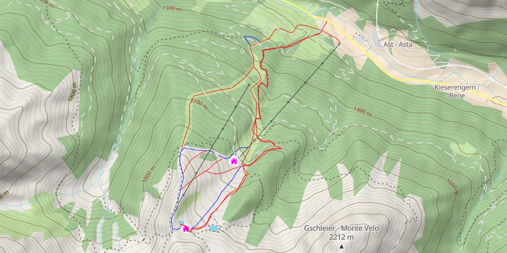 Carte de l'itinéraire :  Ladurnersee