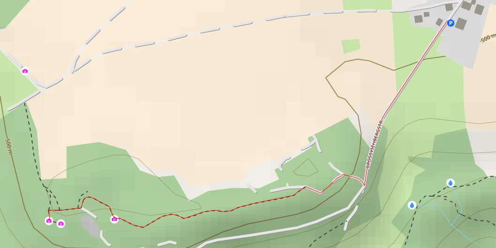 Map of the trail for AI - Nürnberg-Blick